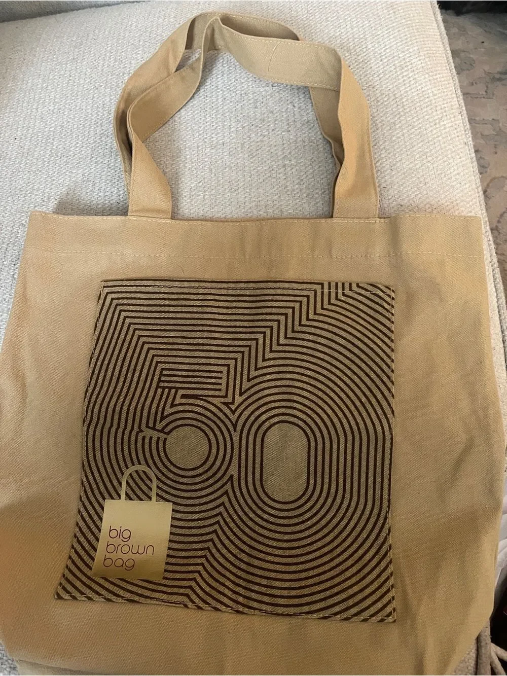 Bloomingdale’s 50th Anniversary Brown Bag tote - NEW